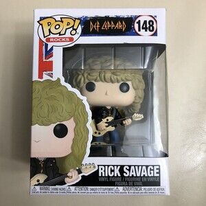 Funko Pop! Rocks: Def Leppard - Rick Savage Vinyl Figure # 148